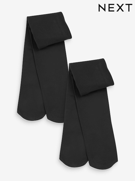 Schwarz - 2 Pack 100 Denier School Tights (751122) | 11 € - 16 €