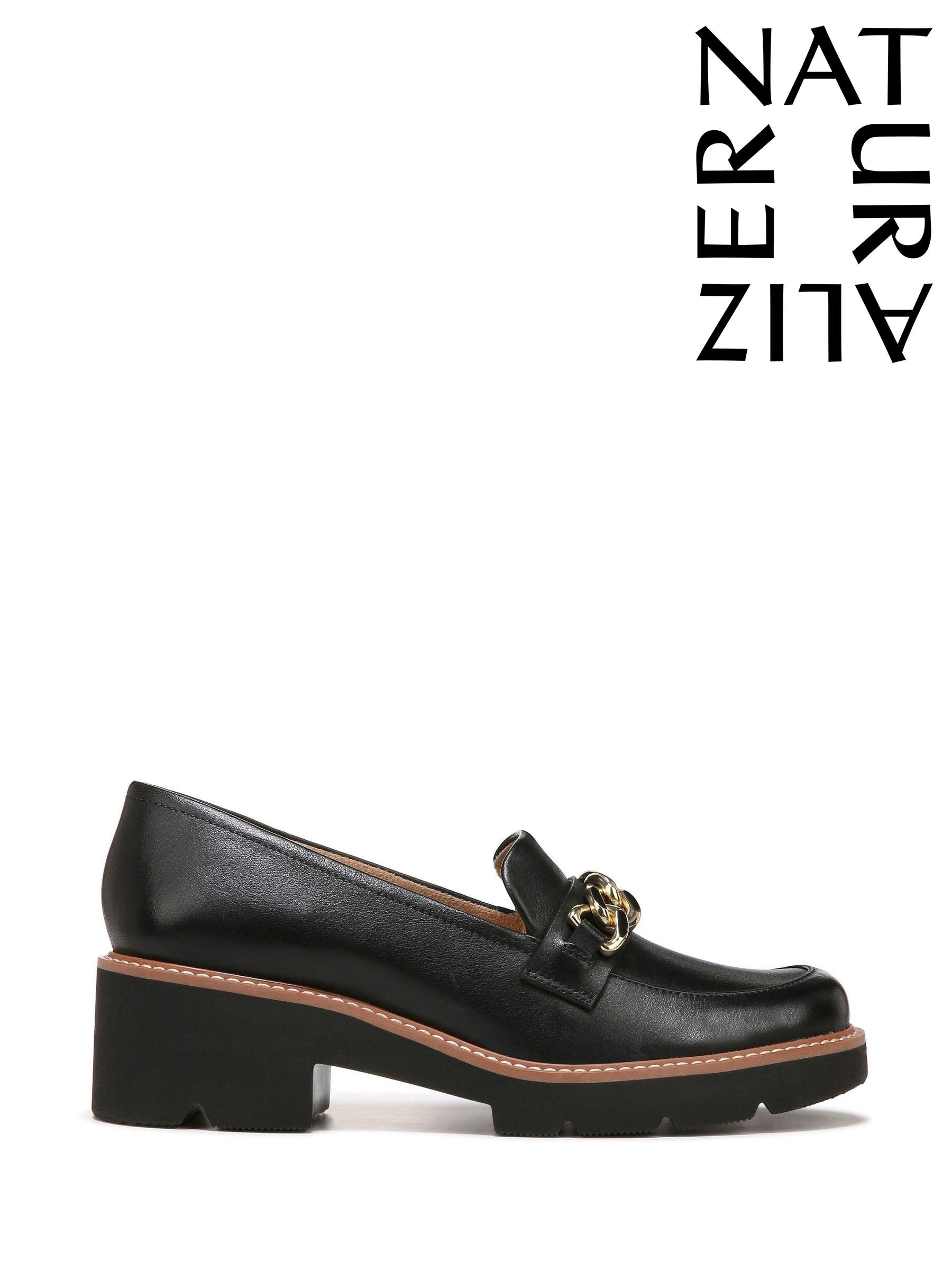 Naturalizer Black Loafer Flat Workwear Shoes Next Luxembourg