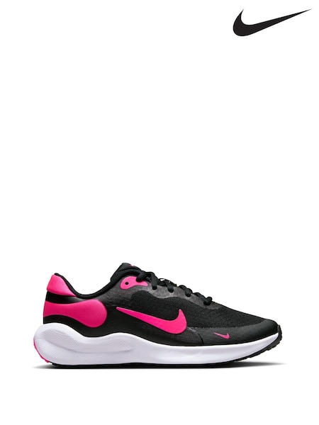 Nike Black/Pink Youth Revolution 7 Trainers (752006) | €64