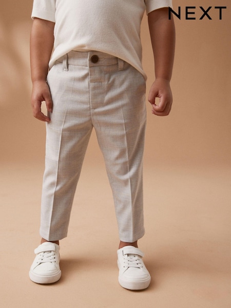 Neutral Check Formal Trousers (3mths-7yrs) (752103) | € 11 - € 14