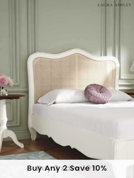 Laura Ashley White Montpellier Bed Frame (752238) | €1,260 - €1,575