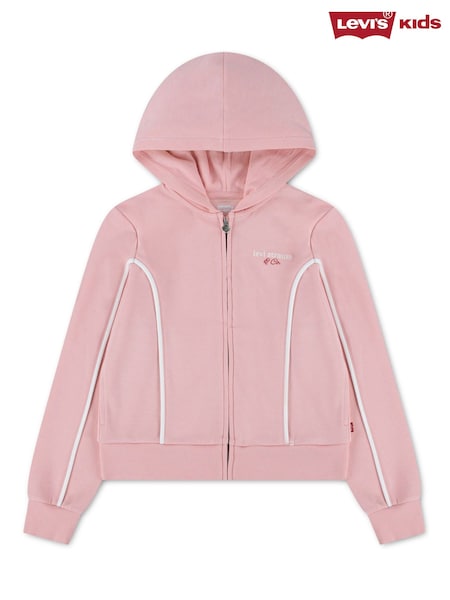 Pink - Levi's® Varsity Full Zip Hoodie