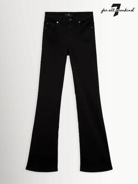Black - 7 For All Mankind The Leggy Bootcut Noir Jeans