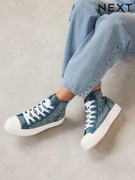 Denim Forever Comfort® Chunky High Top Baseball Trainers (753270) | €12
