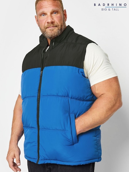 BadRhino Big & Tall Blue Padded Collar Gilet (753554) | €31