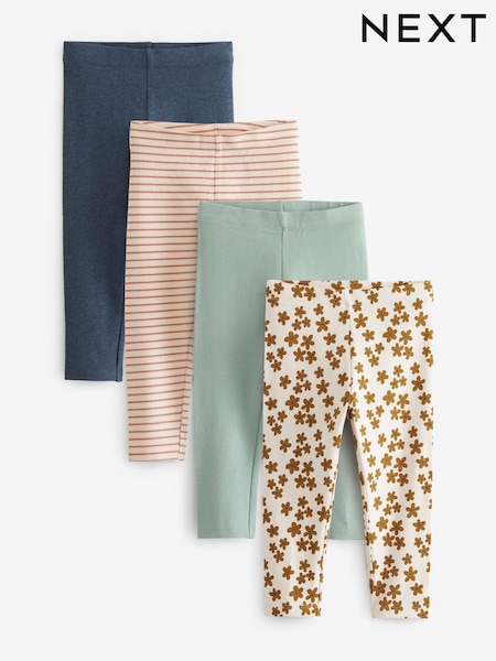 rjava Sončnica - Leggings 4 Pack (3mths-7yrs) (754089) | € 14 - € 17