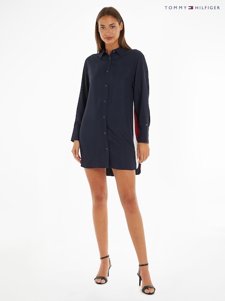 Tommy Hilfiger Blue Short Shirt Dress (754144) | €57