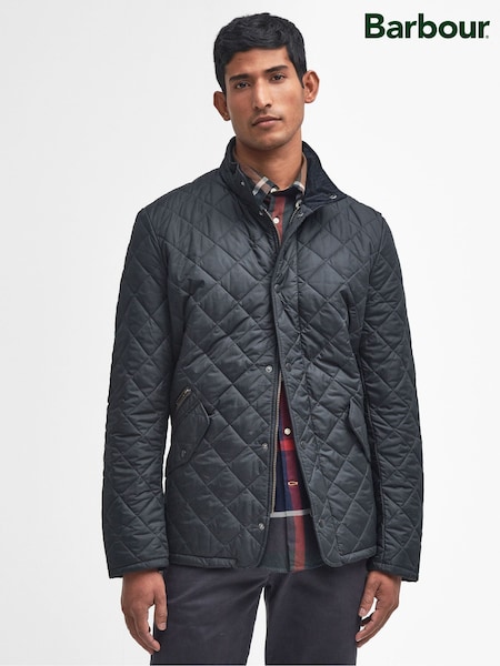 Barbour® Navy Chelsea Quilted Jacket (754315) | €256
