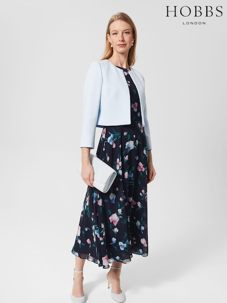 Hobbs Pastel Blue Elize Jacket (754413) | 688 QAR