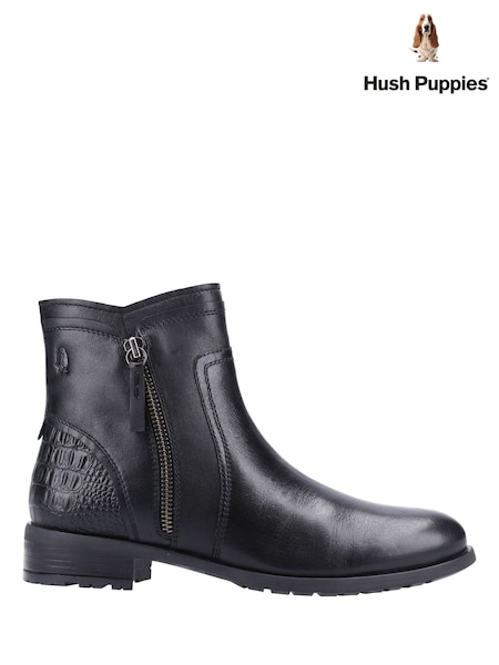 Қара - Hush Puppies Scarlett тобық етіктері