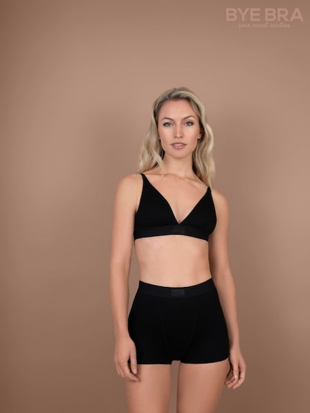 Bye Bra Rib Triangle Bra Top (754979) | $48