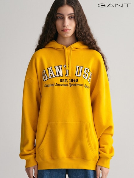 Sonnenblumengelb - Gant Usa Kapuzensweatshirt (755220) | 107 €
