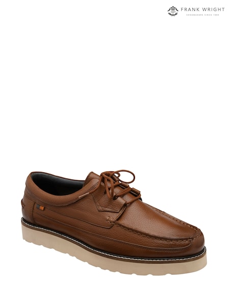 Brun - Regular Frank Wright Suede Lace-up Shoes