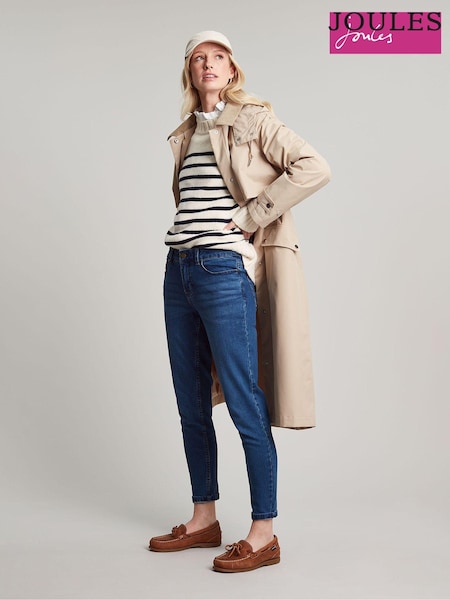 Joules Brampton Hybrid White Trench Coat (756478) | €77