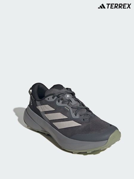 Grå - Regular Adidas Terrex Tracefinder Plus Gore-tex Trail Running Shoes