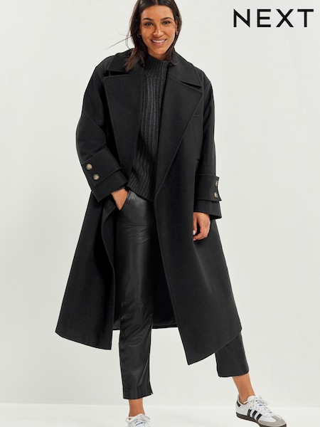 Schwarz - Relaxed Fit Overcoat (757738) | 25 €