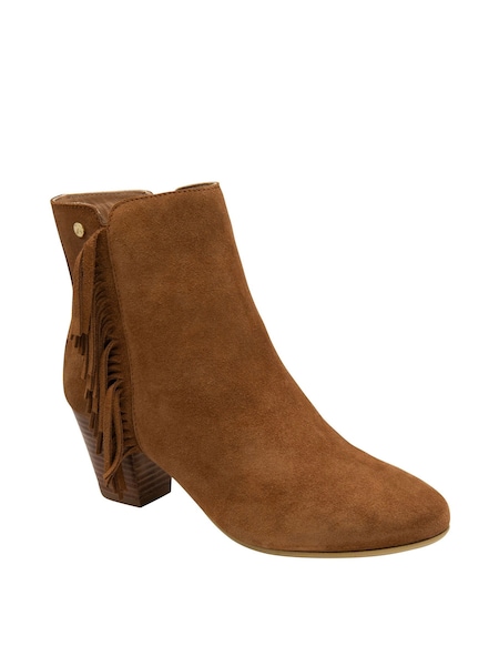 Ravel Brown Light Suede Leather Ankle Boots (757952) | €64