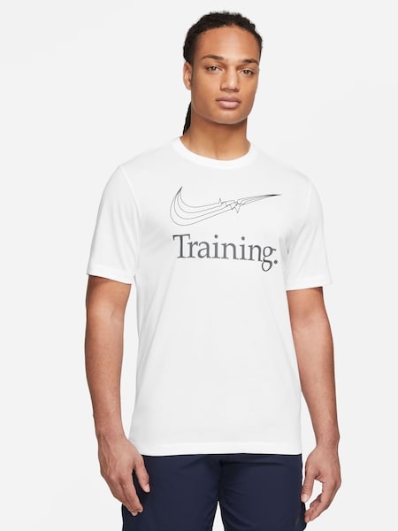 Nike White Dri-FIT Training T-Shirt (758128) | €18.50