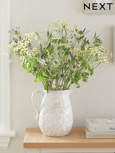 Fresh Blooms Ceramic Vase Jug (758418) | kr290