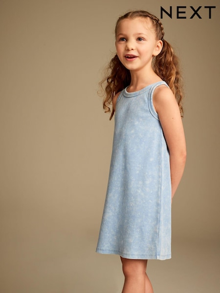 Modra sprana - Ribbed Racer Jersey Dress (3-16yrs) (758427) | € 7 - € 11