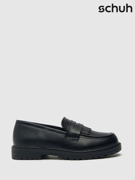 Schuh Laila Chunky Black Loafers (758570) | €21