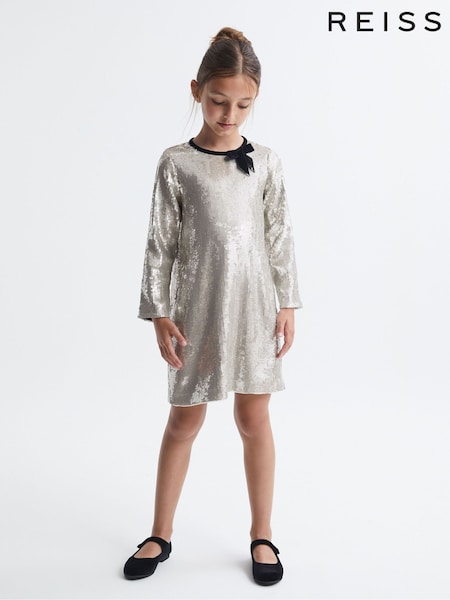 Reiss Leon Sequin Bow Dress (759004) | ‏57 ر.ع.‏