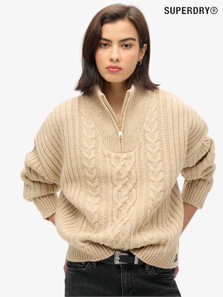 Superdry Cable Zip Neck Jumper (761908) | 53 €
