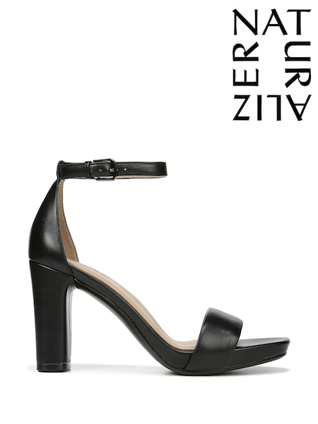 Negru - Naturalizer Piele Joy Toc Sandale (762107) | 543 LEI
