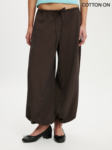 Smeđa - Cotton On Willow Balloon Suiting Trousers