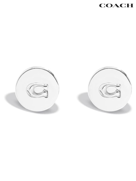 COACH Signature Coin Stud Earrings (762561) | LEI 298