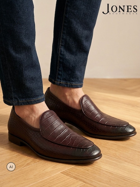 Red - Regular Jones Bootmaker Royce Leather Loafers