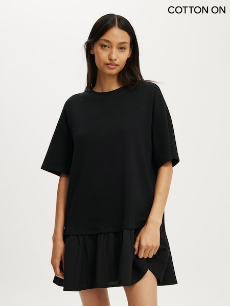 Black - Cotton On Tilly Layered T-shirt Dress