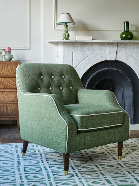 Nina Campbell Carmel Green Walton Accent Chair (762964) | €568