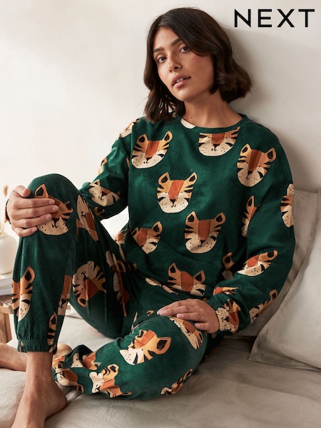 Green Tiger 100% Cotton Long Sleeve Pyjamas (763839) | €27