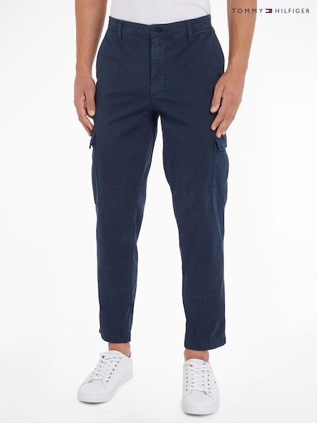 Tommy Hilfiger Blue Chelsea Cargo Gabardine Trousers (764269) | €89