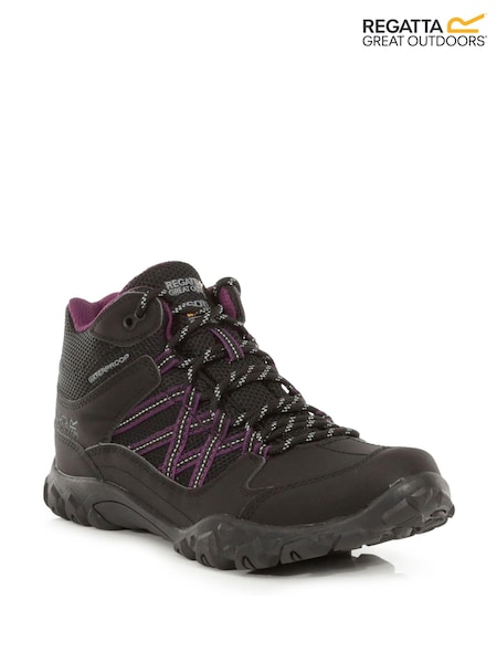 Regatta Purple Lady Edgepoint Waterproof Walking Boots (765124) | AED183