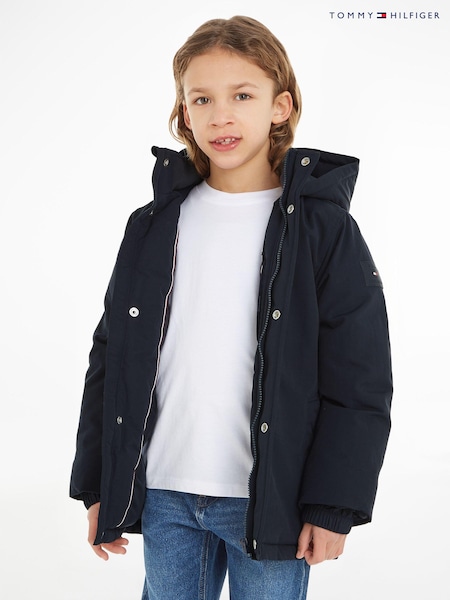 Tommy Hilfiger Blue Kids Essential Parka Jacket (765130) | €72 - €83