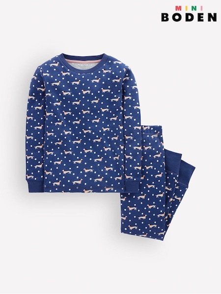Blue - Boden Snug Glow-in-the-dark Pyjamas
