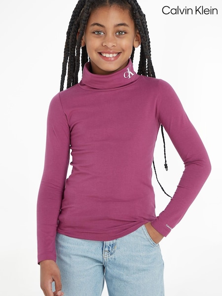 Calvin Klein Kids Pink Roll Neck Top (766238) | €17.50