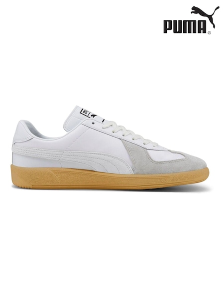 Puma White Army Trainers (766626) | €49
