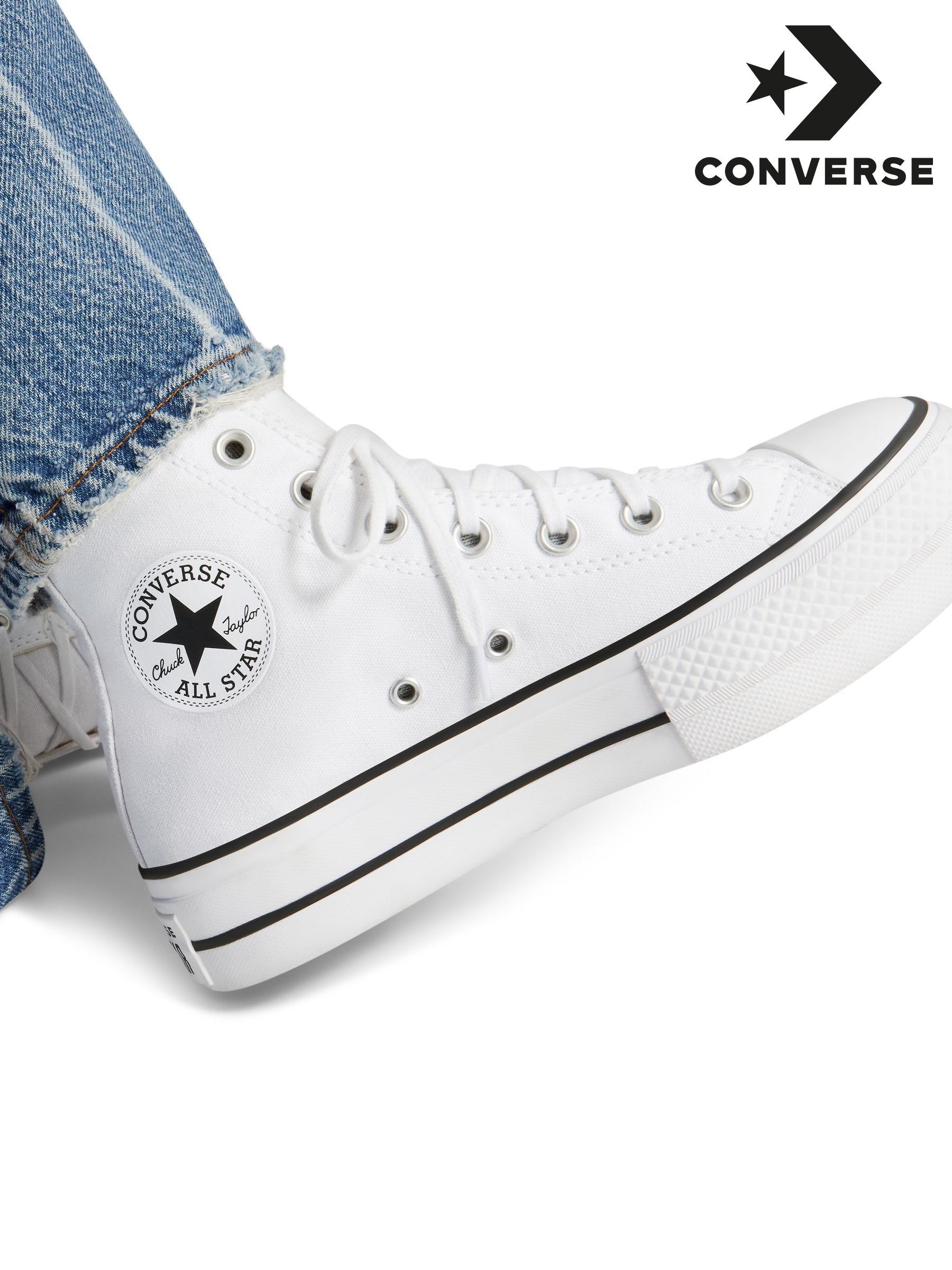 Flat white converse online