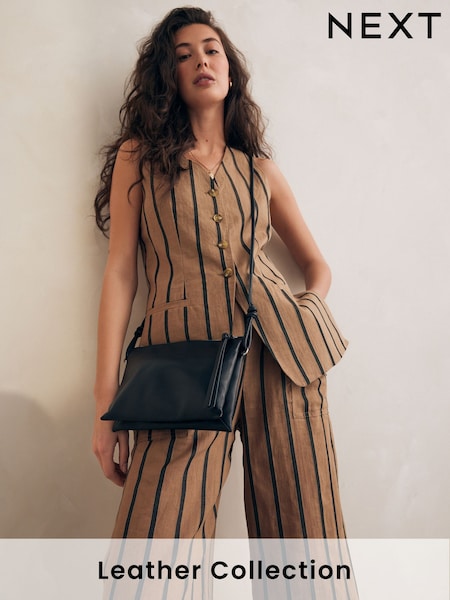 Schwarz - Leather Cross-body Bag (767397) | 38 €