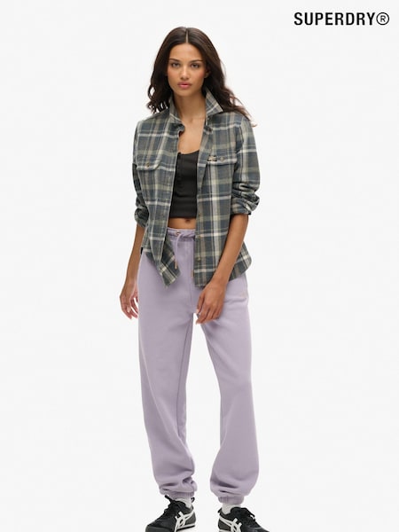 Superdry Brassica Lilac Essential Logo Cuff Joggers (767789) | €34