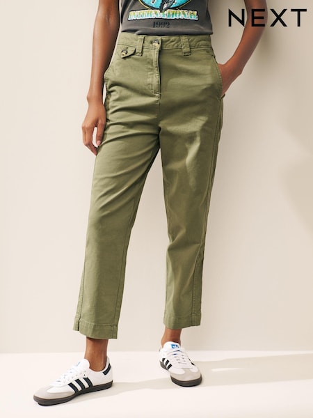 Khaki Green Chino Trousers (767800) | $41