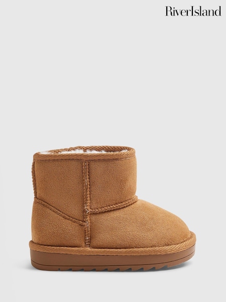 Brown - River Island Snug Boots