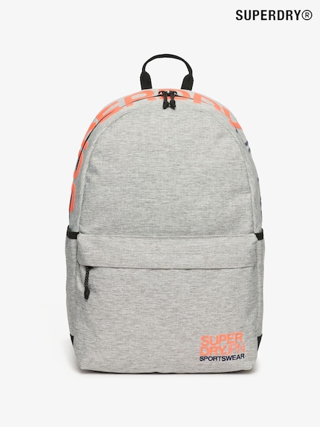 Superdry Light Grey Marl Logo Windyatcher Montana 100% Cotton Bag (768299) | ₪226