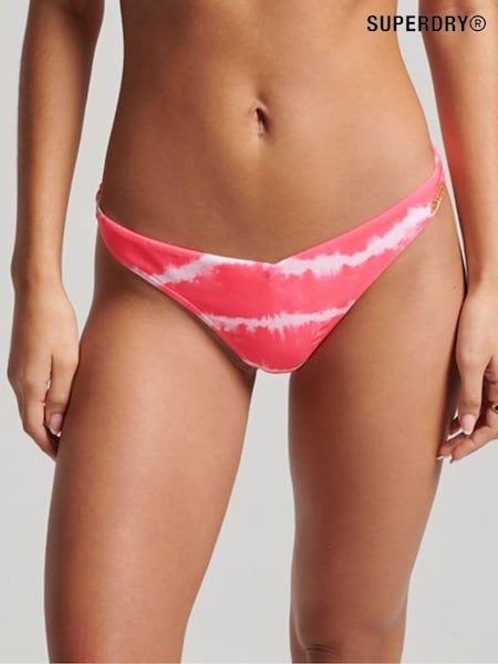 Pink - Superdry Tie Dye Bikini Briefs (768546) | 100 LEI