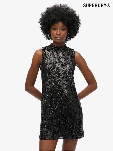 Superdry Sequin A Line Mini Dress (768616) | €54