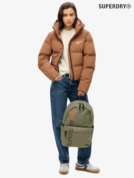 Superdry Seagrass Green 100% Cotton NYC Montana Backpack (769628) | €58