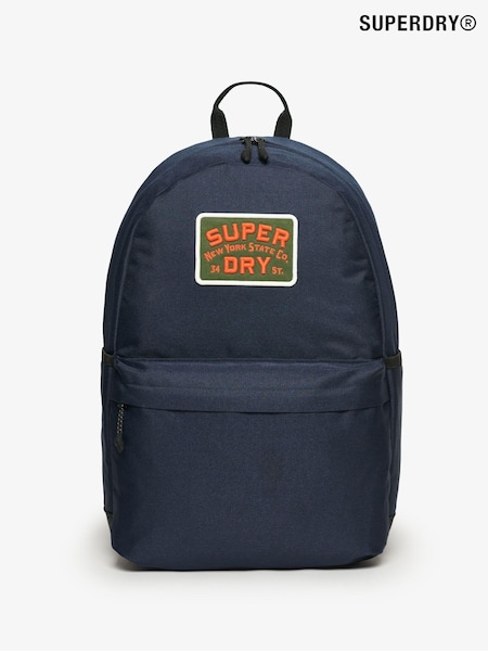 Superdry Navy 100% Cotton Patched Montana Bag (769664) | €58